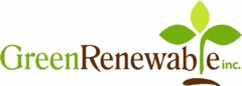 GREEN RENEWABLE INC. Logo (USPTO, 23.05.2012)