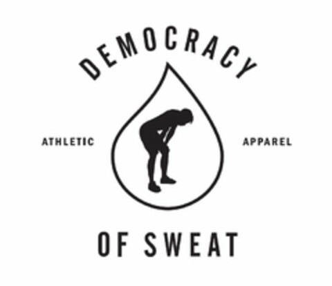 DEMOCRACY OF SWEAT ATHLETIC APPAREL Logo (USPTO, 09/27/2012)