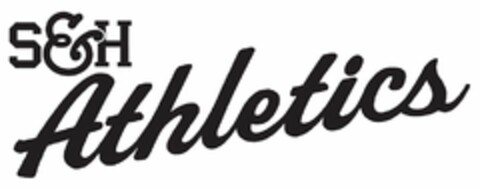 S&H ATHLETICS Logo (USPTO, 13.08.2013)