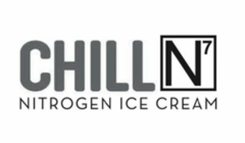 CHILLN7 NITROGEN ICE CREAM Logo (USPTO, 22.10.2013)