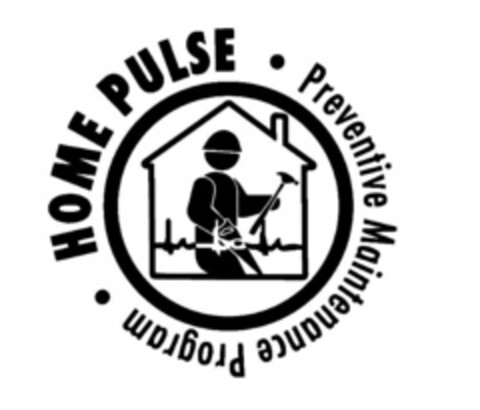 HOME PULSE PREVENTIVE MAINTENANCE PROGRAM Logo (USPTO, 07/15/2014)