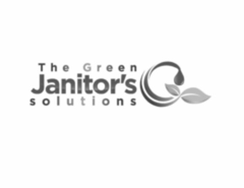 THE GREEN JANITOR'S SOLUTIONS Logo (USPTO, 20.01.2016)