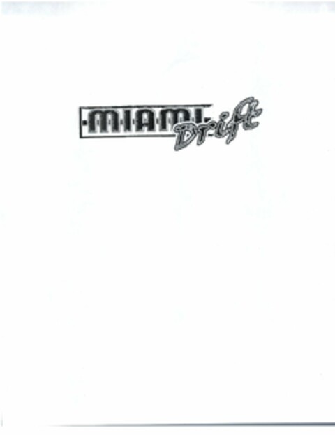 MIAMI DRIFT Logo (USPTO, 29.07.2016)