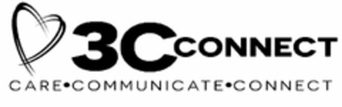 3C CONNECT CARE·COMMUNICATE·CONNECT Logo (USPTO, 07/11/2017)