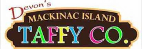 DEVON'S MACKINAC ISLAND TAFFY CO. Logo (USPTO, 02/09/2018)