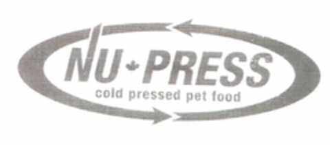 NU PRESS COLD PRESSED PET FOOD Logo (USPTO, 03.05.2018)