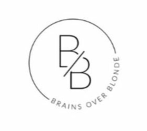 BRAINS OVER BLONDE Logo (USPTO, 05/16/2018)