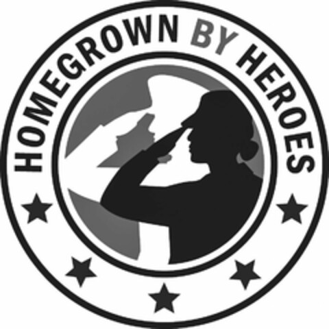 HOMEGROWN BY HEROES Logo (USPTO, 18.07.2018)