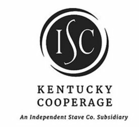 ISC KENTUCKY COOPERAGE AN INDEPENDENT STAVE CO. SUBSIDIARY Logo (USPTO, 04.10.2018)