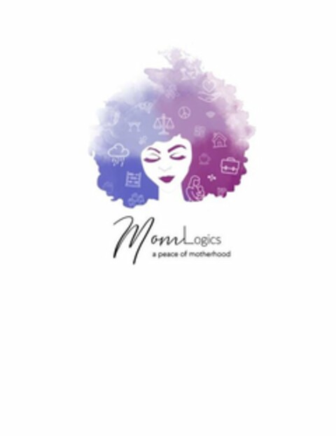 MOMLOGICS A PEACE OF MOTHERHOOD Logo (USPTO, 01/08/2019)