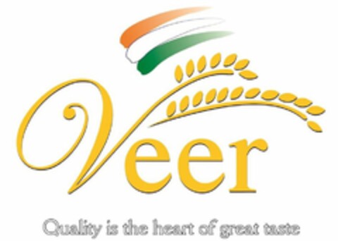 VEER QUALITY IS THE HEART OF GREAT TASTE Logo (USPTO, 05.03.2019)