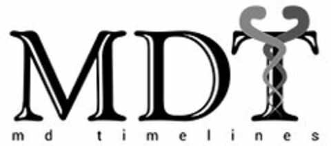 MDT MD TIMELINES Logo (USPTO, 04/22/2019)