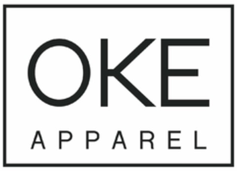 OKE APPAREL Logo (USPTO, 05/13/2019)