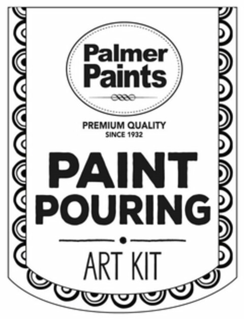 PALMER PAINTS PREMIUM QUALITY SINCE 1932 PAINT POURING ART KIT Logo (USPTO, 20.06.2019)