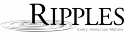 RIPPLES EVERY INTERACTION MATTERS Logo (USPTO, 06/20/2019)