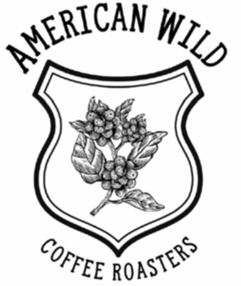 AMERICAN WILD COFFEE ROASTERS Logo (USPTO, 11/01/2019)