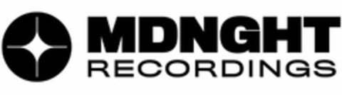 MDNGHT RECORDINGS Logo (USPTO, 04/09/2020)