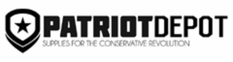 PATRIOT DEPOT SUPPLIES FOR THE CONSERVATIVE REVOLUTION Logo (USPTO, 04/25/2020)