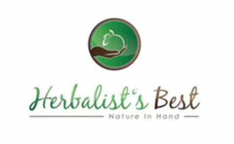 HERBALIST'S BEST NATURE IN HAND Logo (USPTO, 15.06.2020)