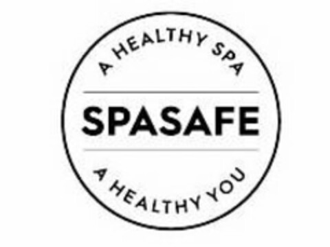 SPASAFE A HEALTHY SPA A HEALTHY YOU Logo (USPTO, 07/01/2020)