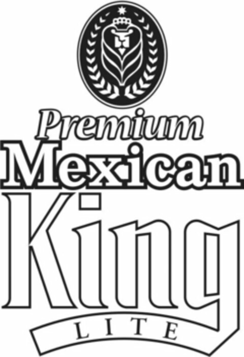 PREMIUM MEXICAN KING LITE Logo (USPTO, 17.03.2009)