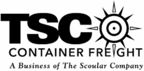 TSC CONTAINER FREIGHT A BUSINESS OF THE SCOULAR COMPANY Logo (USPTO, 11.05.2009)