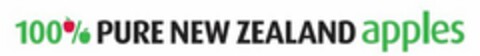 100% PURE NEW ZEALAND APPLES Logo (USPTO, 03.07.2009)