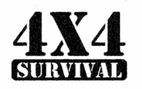4X4 SURVIVAL Logo (USPTO, 16.09.2009)