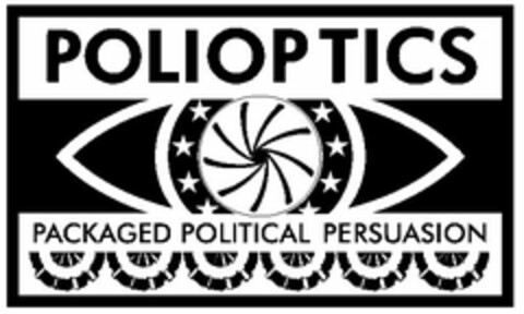 POLIOPTICS PACKAGED POLITICAL PERSUASION Logo (USPTO, 10.02.2010)