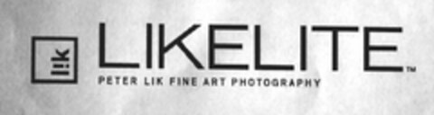 LIKELITE PETER LIK FINE ART PHOTOGRAPHY LIK Logo (USPTO, 09.04.2010)