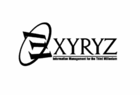 XYRYZ INFORMATION MANAGEMENT FOR THE THIRD MILLENIUM Logo (USPTO, 27.06.2011)