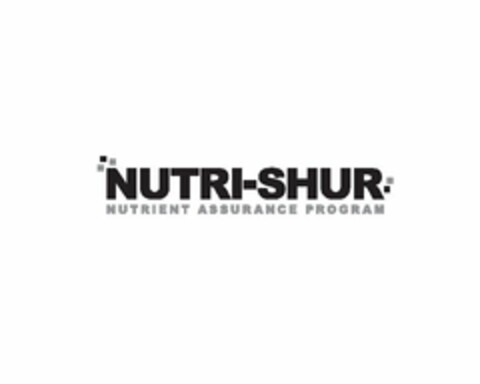 NUTRI-SHUR NUTRIENT ASSURANCE PROGRAM Logo (USPTO, 18.08.2011)