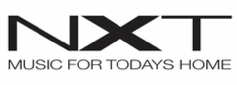 NXT MUSIC FOR TODAYS HOME Logo (USPTO, 24.02.2012)