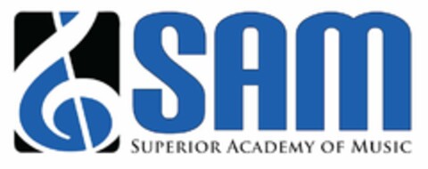 SAM SUPERIOR ACADEMY OF MUSIC Logo (USPTO, 27.02.2012)