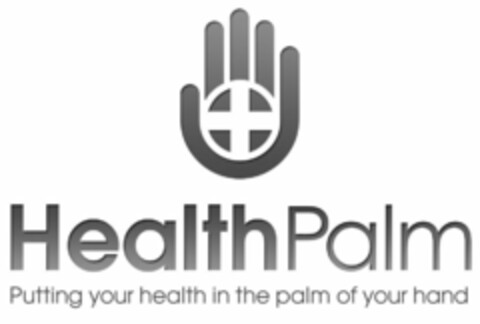 HEALTHPALM PUTTING YOUR HEALTH IN THE PALM OF YOUR HAND Logo (USPTO, 05.06.2012)