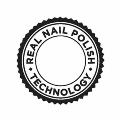 REAL NAIL POLISH TECHNOLOGY Logo (USPTO, 18.06.2013)