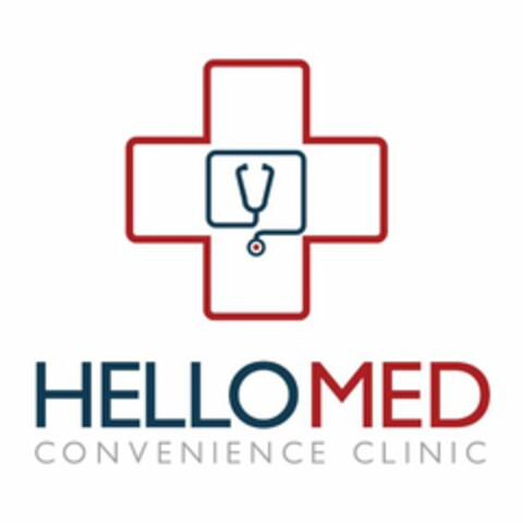 HELLOMED CONVENIENCE CLINIC Logo (USPTO, 07/31/2013)