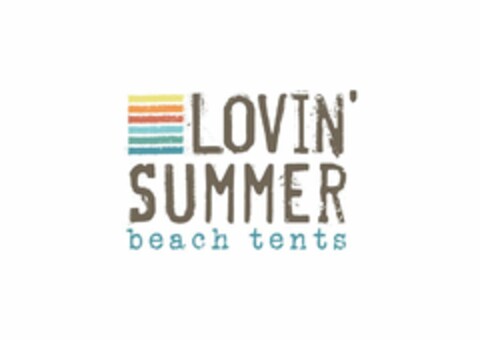 LOVIN' SUMMER BEACH TENTS Logo (USPTO, 20.01.2015)