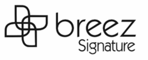 BREEZ SIGNATURE Logo (USPTO, 01/21/2015)