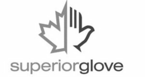 SUPERIOR GLOVE HAND/LEAF DESIGN Logo (USPTO, 14.10.2015)