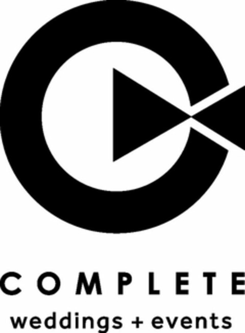 C COMPLETE WEDDINGS EVENTS Logo (USPTO, 21.04.2016)