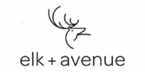 ELK + AVENUE HOTEL Logo (USPTO, 06/08/2016)