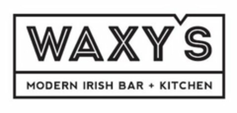 WAXYS MODERN IRISH BAR + KITCHEN Logo (USPTO, 05.07.2016)