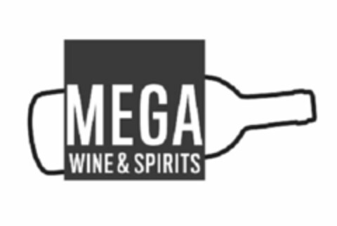 MEGA WINE & SPIRITS Logo (USPTO, 12/09/2016)