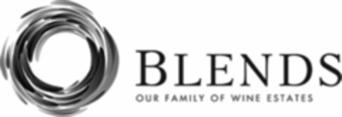 BLENDS OUR FAMILY OF WINE ESTATES Logo (USPTO, 21.04.2017)