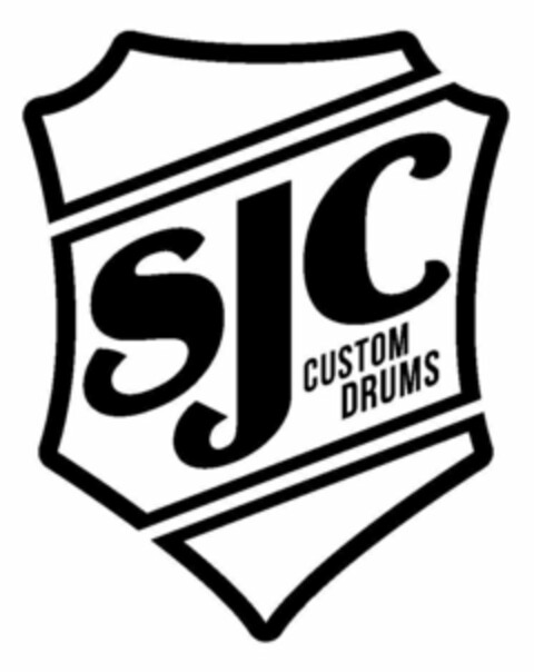 SJC CUSTOM DRUMS Logo (USPTO, 04/27/2017)