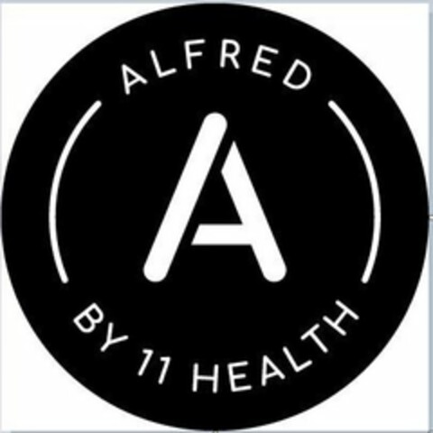 A ALFRED BY 11 HEALTH Logo (USPTO, 08/23/2017)