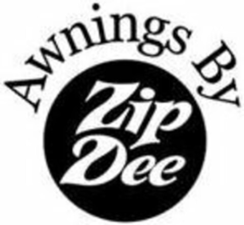 AWNINGS BY ZIP DEE Logo (USPTO, 15.11.2017)