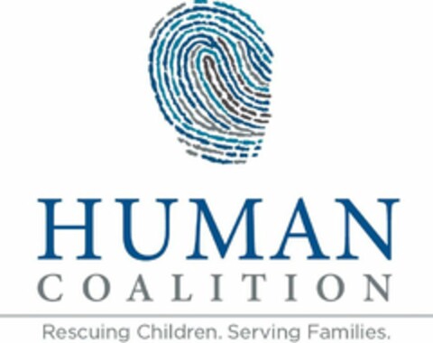 HUMAN COALITION RESCUING CHILDREN. SERVING FAMILIES. Logo (USPTO, 12/04/2017)