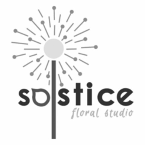 SOLSTICE FLORAL STUDIO Logo (USPTO, 03/31/2018)